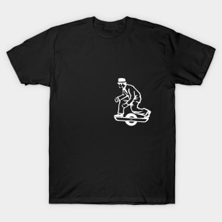 Madness sax player riding a Onewheel T-Shirt